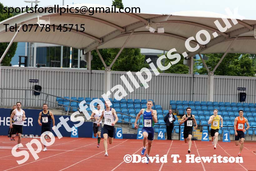 Senior mens 400 metres, Northern Senior and Under-20s Champs., SportsCity, Manchester. Photo: David T. Hewitson/Sports for All Pics